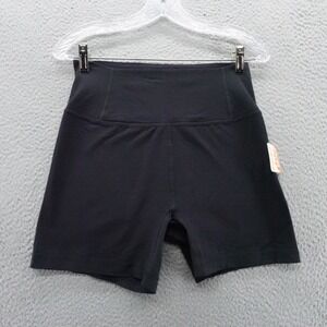 Free Movement‎ Womens Black High Waist Biker Shorts Size Large NEW